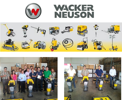 May 2015, ZI-TEC Thailand cooperates with Wacker Neuson Thailand