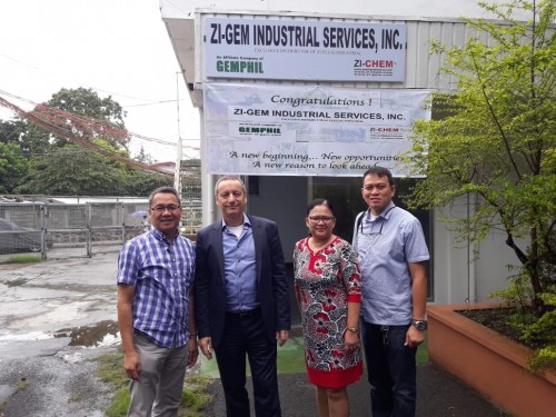 Zuellig Industrial appoints ZI-GEM Industrial Services, Inc. as exclusive distributor of ZI-Chem products in Philippines